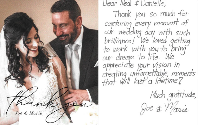 Read more about the article Wedding Thank You Card!